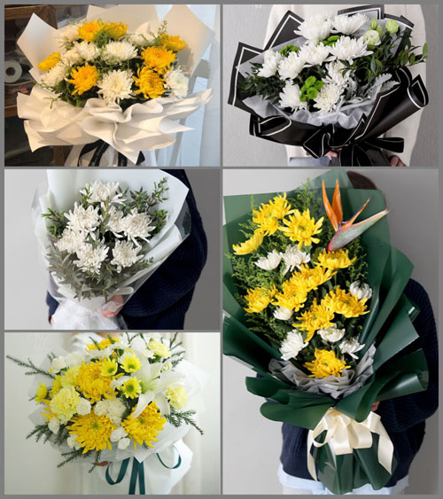 贵州毕节市织金县龙场镇高山村白事花束代送